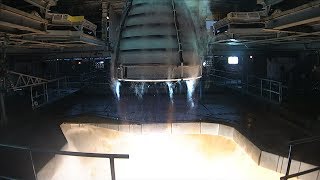 NASA Conducts First RS25 Rocket Engine Test of 2018 [upl. by Barrow276]