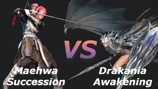 BDO  Maehwa Succession vs Drakania Awakening [upl. by Laamak]