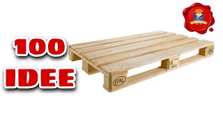 100 FANTASTICHE IDEE CON I PALLET [upl. by Atirec]