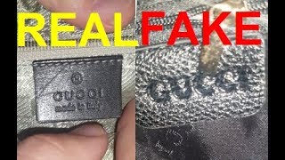 Real vs Fake Gucci bag How to spot fake GUCCI [upl. by Phare]