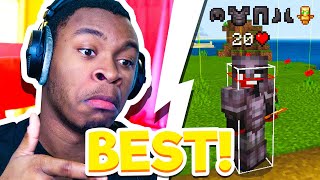 The BEST PvP Client Minecraft Bedrock [upl. by Reimer]