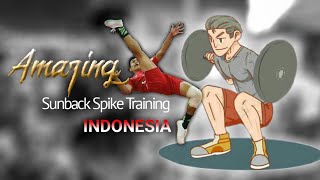 Incredible Indonesian Sunback Spike Training  Part 1 [upl. by Jaclin379]