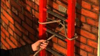 Fred Dibnah laddering a chimney Part 1 [upl. by Ahlgren904]