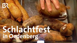 Kesselfleisch Schlachtfest in Oedenberg  Zwischen Spessart und Karwendel  BR  Doku  Reportage [upl. by Tjon]