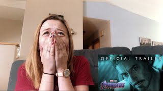 AVENGERS ENDGAME TRAILER REACTION 2 [upl. by Adraynek]