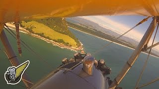 Flying In A Boeing Stearman Biplane [upl. by Aiym]