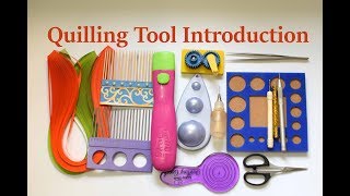 Introduction to Paper Quilling Part one Paper Quilling Tools [upl. by Assetnoc]