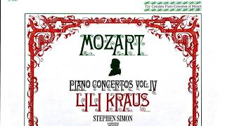 Mozart  Piano Concertos 9 Jeunehomme15161234568  Presentation Centrecord  Lili Kraus [upl. by Enilrahc940]