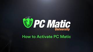 How to Activate PC Matic [upl. by Yrebmik]