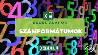 Excel alapok  Számformátumok [upl. by Chrissie987]