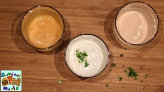 3 Easy DIY Dipping Sauces [upl. by Papke]