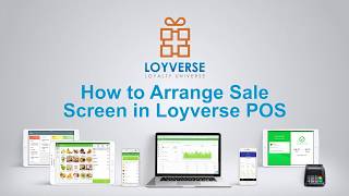 How to Arrange Sale Screen in Loyverse POS System [upl. by Aicelaf]