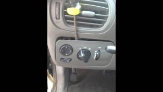 How to replace a dodge caravan headlight switch [upl. by Eikram]