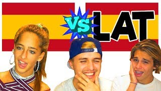 España VS Latinoamérica 😱 Imitando Acentos con mi Hermana y SU NOVIO [upl. by Ettenil]