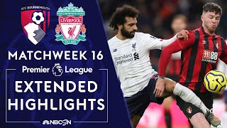 Bournemouth v Liverpool  PREMIER LEAGUE HIGHLIGHTS  120719  NBC Sports [upl. by Vida884]