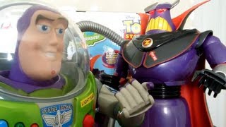 Disney Store TALKING ZURG and Buzz Lightyear REVIEW Toy Story [upl. by Dottie]