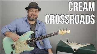 Cream Crossroads Guitar Lesson  Tutorial [upl. by Idnir]