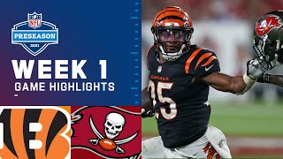 Cincinnati Bengals vs Tampa Bay Buccaneers  Preseason Week 1 2021 NFL Game Highlights [upl. by Cicely627]