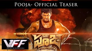 Pooja  Telugu Teaser  Vishal Shruti Haasan  Hari  Yuvan [upl. by Cori665]