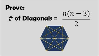 Prove Number of Diagonals of a Polygon [upl. by Krigsman]