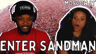 HOW IS THIS EVEN POSSIBLE 🎵 Metallica Enter Sandman Live Moscow 1991 Reaction [upl. by Adnuhsat]