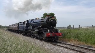 6023 King Edward II and her final runs at the Gloucestershire Warwickshire Railway  10062018 [upl. by Chandless]