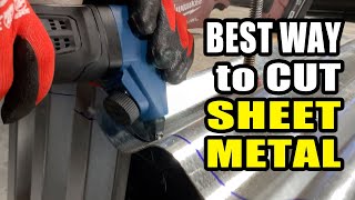 Cutting Sheet Metal or Roofing  4 Different Tools You Should Use [upl. by Edivad606]