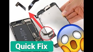 iPhone LCD Home Flex Quick Fix 【Tutorial】 [upl. by Llerryt]