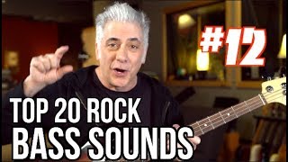 TOP 20 ROCK BASS SOUNDS OF ALL TIME [upl. by Bourgeois]