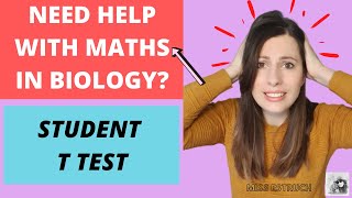 A level biology STATISTICS help Student T test Worked examplesexam questions amp critical analysis [upl. by Nepsa142]