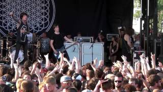 Bring Me The Horizon  Full Set Live at Warped Tour Chicago 2013 [upl. by Ahsinej]