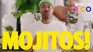 The World’s Best Mojito  Absolut Drinks With Rico [upl. by Minette]