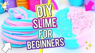 How To Make The BEST FLUFFY SLIME DIY Cotton Candy Slime Slime Tutorial For Beginners [upl. by Ynattyrb696]