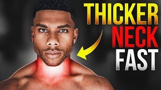 Get a THICKER Neck At Home NO WEIGHTS NEEDED [upl. by Eniamerej]