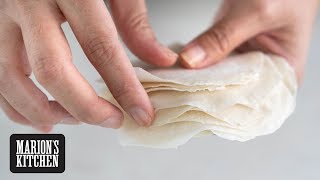 How To Make Dumpling Wrappers  Marions Kitchen [upl. by Wills]