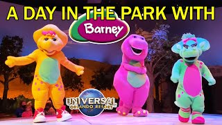 A Day in the Park with Barney FULL SHOW  Universal Studios Florida [upl. by Fital]