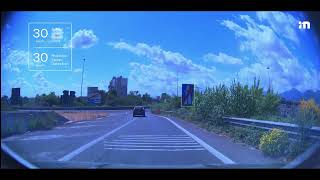 Intelligent Speed Assist ISA  Detection of Road Signs [upl. by Yvi745]