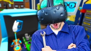 FIXER UPPER  Job Simulator 3 HTC Vive Virtual Reality [upl. by Swithbart971]