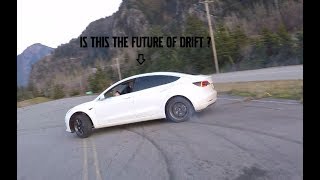 HOW GOOD ARE TESLA MODEL 3s FOR DRIFTING [upl. by Uehttam103]