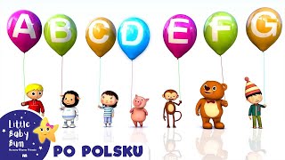 Balonowy alfabet  Uczymy się literek  Piosenki dla dzieci po polsku  30 minut  Little Baby Bum [upl. by Sands]