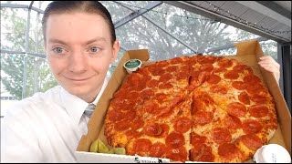 Papa Johns NEW ShaqaRoni Pizza Review [upl. by Notsle713]