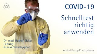 COVID19 HOTGEN®AntigenSchnelltest richtig anwenden [upl. by Will274]