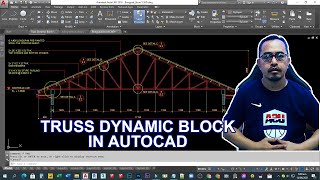 Faster way to create Truss Details in AutoCAD through Truss Dynamic Block [upl. by Nadnarb763]