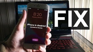 How to Unlock Disabled iPhoneiPadiPod without iTunes or Passcode [upl. by Etteiluj275]