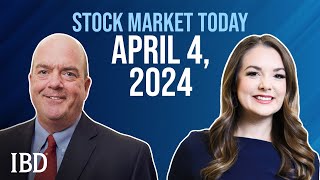 Stock Market Today April 4 2024 [upl. by Ailati148]