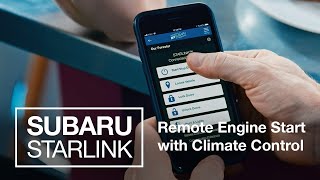 Remote Engine Start  SUBARU STARLINK [upl. by Asirehc281]