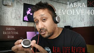 Jabra EVOLVE 40  Real life Review [upl. by Morlee]