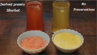 Natural Fruit Premix Powder  Orange Watermelon Premix Sharbat  DV Recipes [upl. by Etnomed]