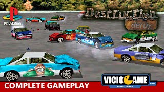 🎮 Destruction Derby PlayStation Complete Gameplay [upl. by Kirchner]