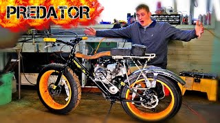 HOMEMADE Fattire motorized bike build 2 [upl. by Eenot]